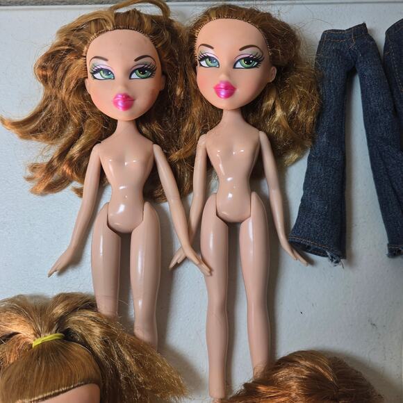 Bratz Meygan Doll Bundle - 4 Dolls Clothes Shoes Sleepover Strut It Xpress It - Picture 3 of 10
